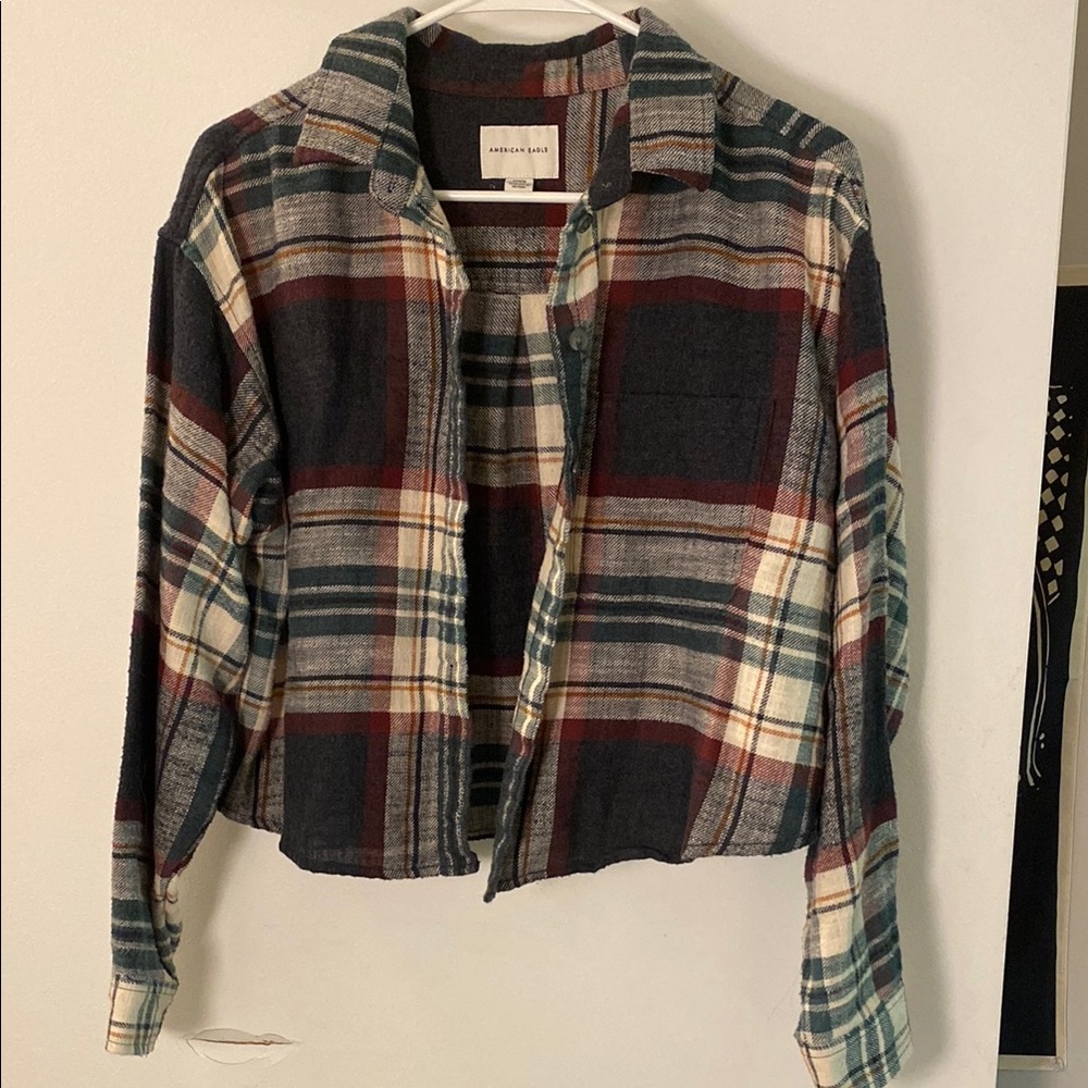 Cropped flannel